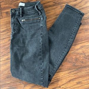 GAP true skinny ankle black jean